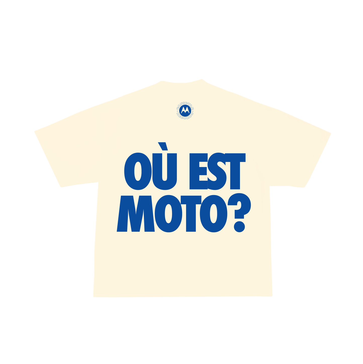 OÙ EST MOTO? BLEU– T-SHIRT ÉDITION LIMITÉE 30/30